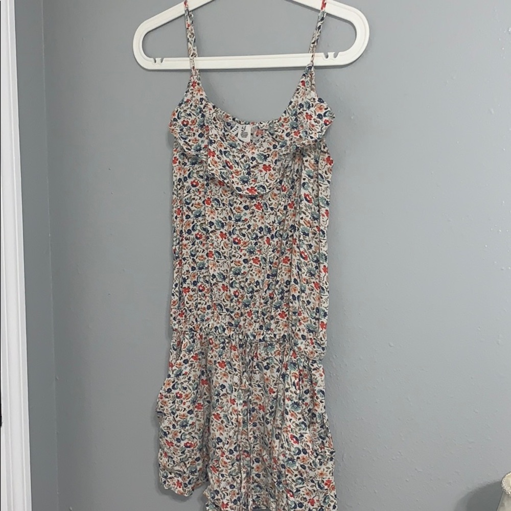 Multicolored Floral Romper